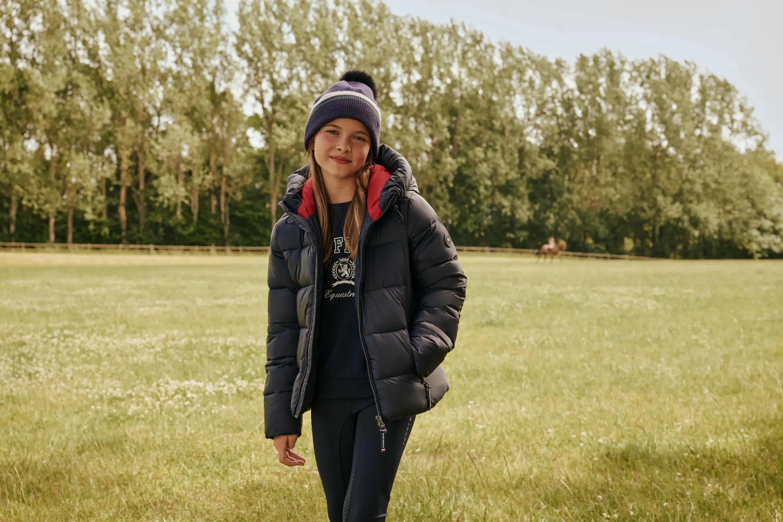 Tommy Hilfiger Equestrian DEAN Pom Pom Beanie